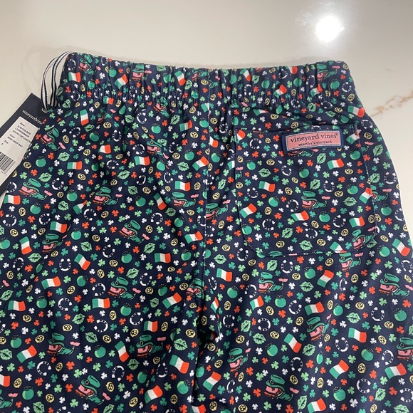 Vineyard Vines Boys Kids Poly Knit Lounge Pants Irish Deep Bay Size 6 Loungewear - Picture 5 of 5